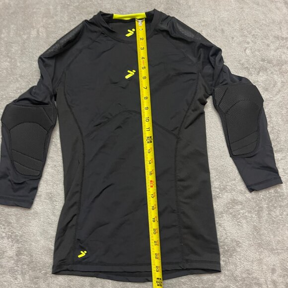 Storelli Goalkeeper Padded Compression Shirt Youth XL Kids 3/4 Sleeve Soccer - Picture 4 of 9